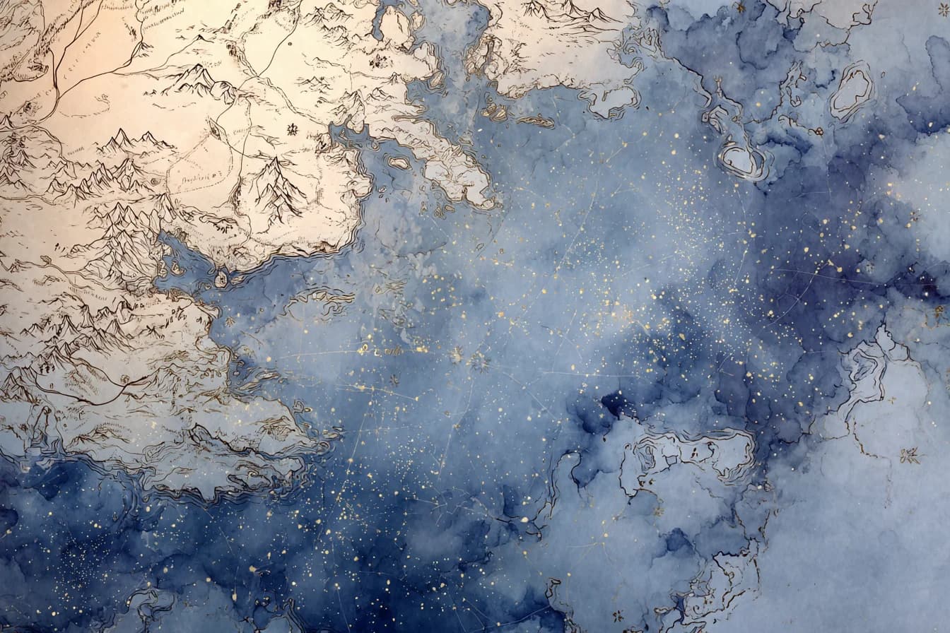 Cosmic cartographic map